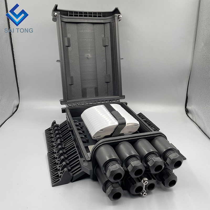 288 core Splitter Splice Closure 2/6 พอร์ตกล่องต่อสายไฟเบอร์ Fiber Optic Splice Closure Fiber Optical Enclosure Junction Box