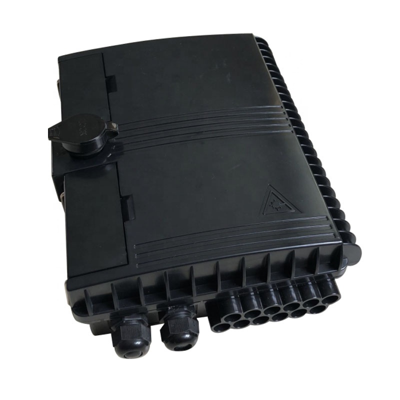 คุณภาพสูง 12 พอร์ต FTTH Fiber Optic Splitter Box Joint Box 12 แกนกลางแจ้งใยแก้วนำแสง Terminal ปิด ABS/PC/PC โลหะผสม