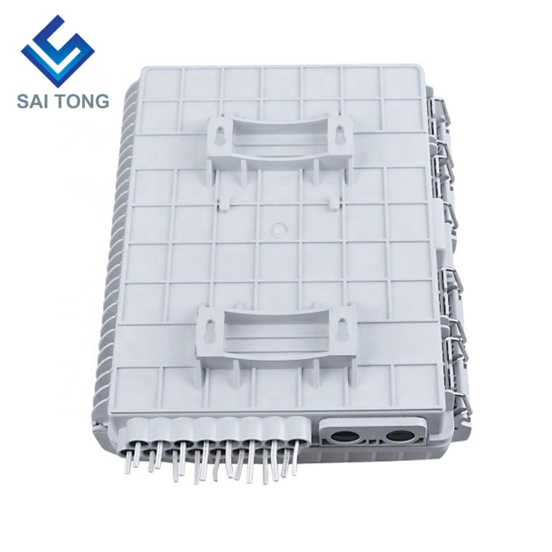 Cixi made16 cores termination box sc/upc FTTH 16 cores distribution box Waterproof Rubber Cable Gland Gpon onu Fiber Junction Box