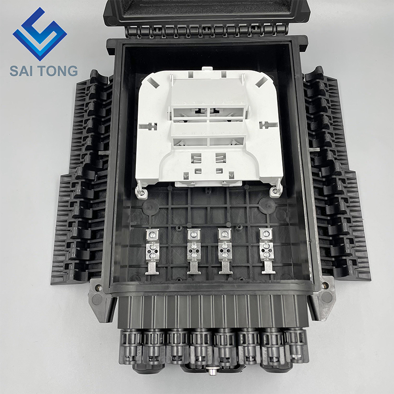 Saitong Fiber Optical 16 Core Splice Enclosure Splitter Box Caja Nap Box PLC Splitter กล่องกระจายไฟเบอร์ออปติก