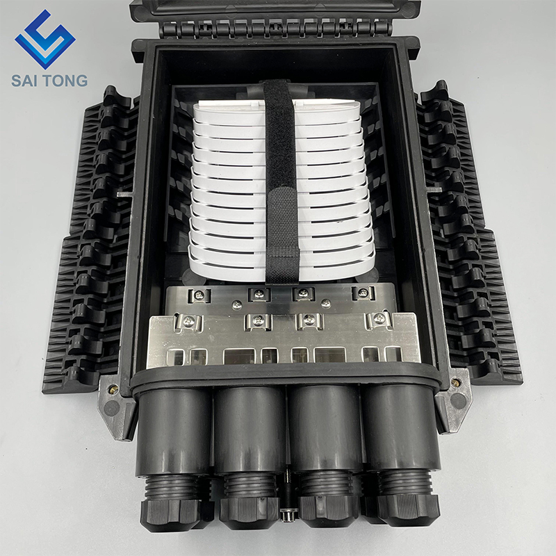 288 core Splitter Splice Closure 2/6 พอร์ตกล่องต่อสายไฟเบอร์ Fiber Optic Splice Closure Fiber Optical Enclosure Junction Box