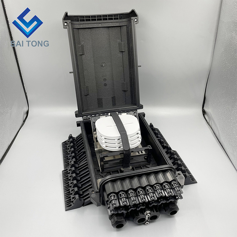 Saitong FTTH Outdoor Waterproof IP65 16 core box จำหน่าย Fiber Optic Terminal 4 เข้า 16 ออก พร้อมสินค้าใหม่ ผู้ซื้อ 1 ราย