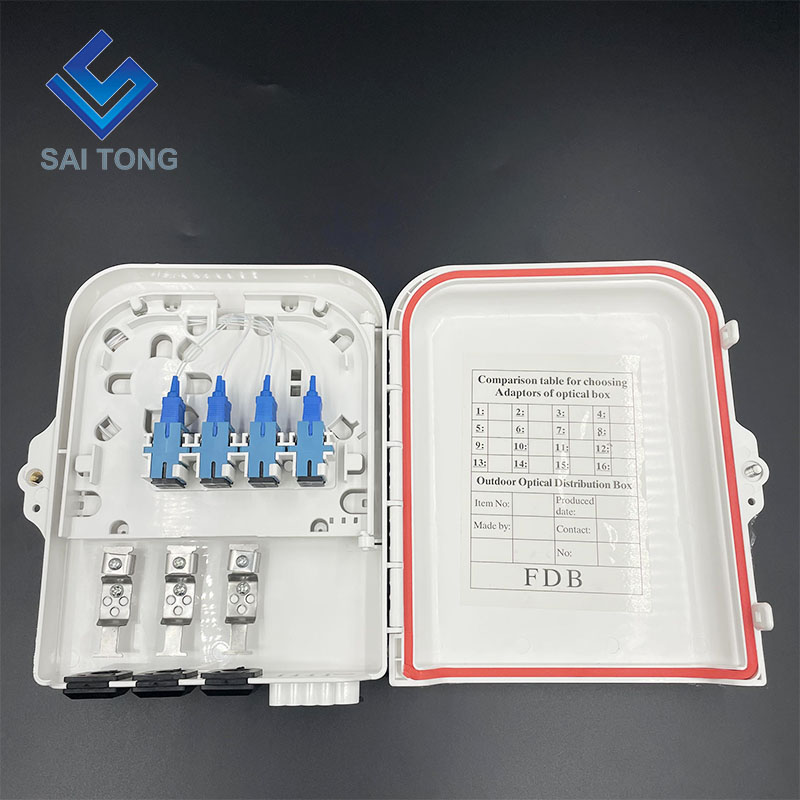 โรงงานซัพพลาย 8 core ftth box plc splitter 1 8 กล่องกระจายแสง 8 พอร์ต NAP สำหรับอุปกรณ์ไฟเบอร์ออปติก