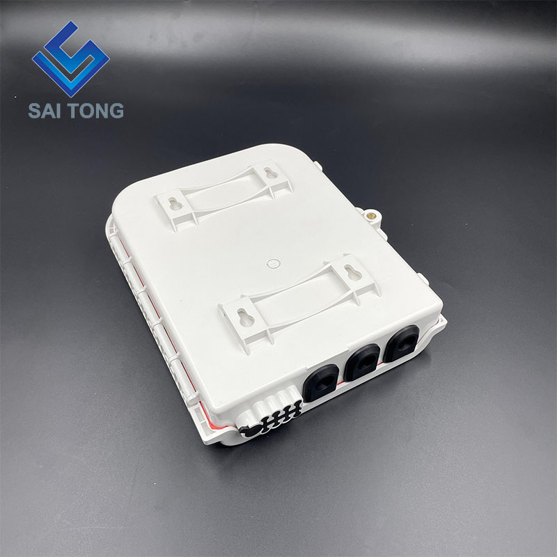 โรงงานซัพพลาย 8 core ftth box plc splitter 1 8 กล่องกระจายแสง 8 พอร์ต NAP สำหรับอุปกรณ์ไฟเบอร์ออปติก