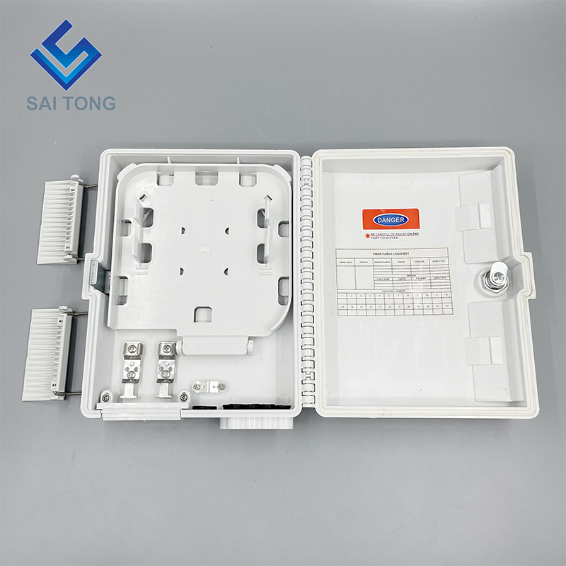 โรงงาน ODB 8 แกนกล่องสิ้นสุดไฟเบอร์ออปติก ftth 8 พอร์ต ftth splitter กล่องกระจายไฟเบอร์ออปติกเหล็กคุณภาพสูง