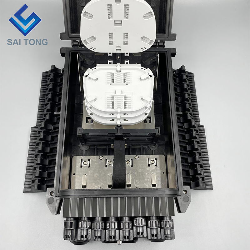 Saitong FTTH Outdoor Waterproof IP65 16 core box จำหน่าย Fiber Optic Terminal 4 เข้า 16 ออก พร้อมสินค้าใหม่ ผู้ซื้อ 1 ราย