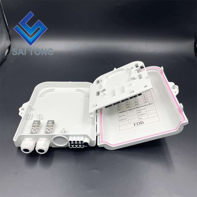 FTTH สายเคเบิลไฟเบอร์ออปติกแบบติดผนังภายนอกอาคาร ftb box / 8 Core Terminal Box / กล่องกระจายไฟเบอร์