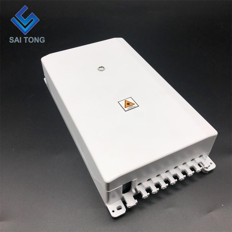 Saitong FTTH ในสต็อกผู้ผลิตจีน 8 ไฟเบอร์ Weatherproof Outdoor FTTH Distribution กล่องต่อสายไฟเบอร์ออปติก HUAWEI Type