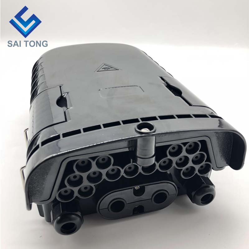 Saitong Made16 Core กล่องหุ้มใยแก้วนำแสง PLC FTTH FTTX FTTP กล่องเลิกจ้างไฟเบอร์ IP65 กล่องต่อใยแก้วนำแสงกลางแจ้ง Nap