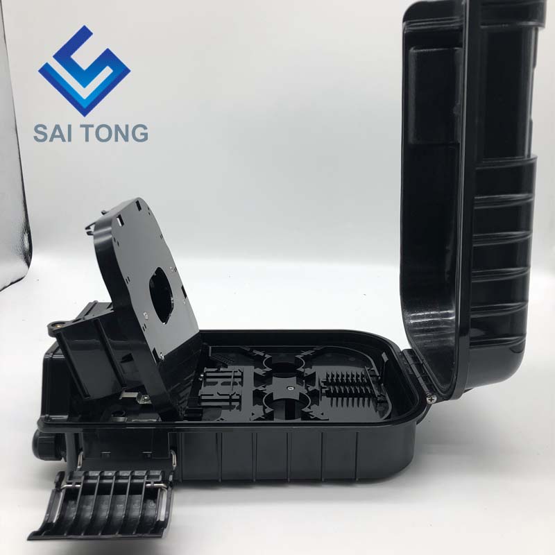 Saitong Made16 Core กล่องหุ้มใยแก้วนำแสง PLC FTTH FTTX FTTP กล่องเลิกจ้างไฟเบอร์ IP65 กล่องต่อใยแก้วนำแสงกลางแจ้ง Nap