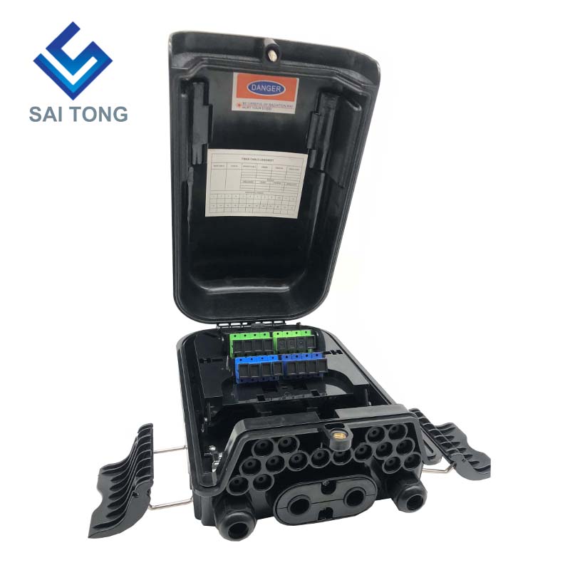 Saitong 16 Core กล่องปิดใยแก้วนำแสง sc FTTH FTTX FTTP กล่องเลิกจ้างไฟเบอร์ IP65 กล่องร่วมใยแก้วนำแสงกลางแจ้งสไตล์ใหม่