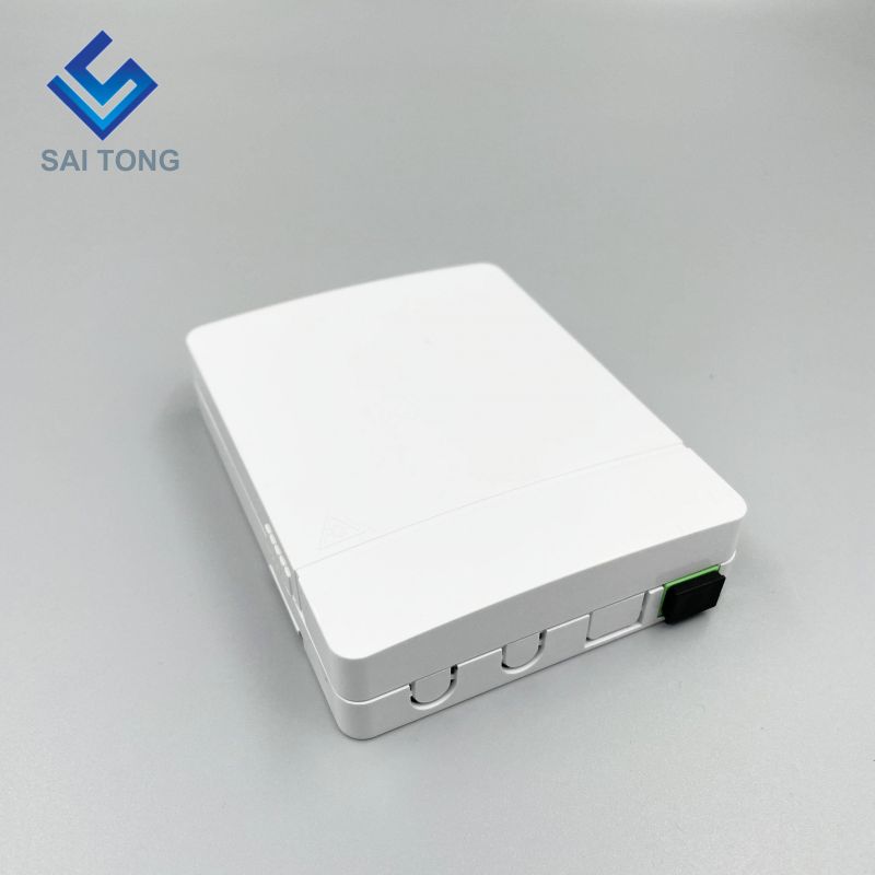 Ningbo Saitong ราคาดี Mini 2 Core FTTH กล่องเลิกจ้างไฟเบอร์ออปติกภายในอาคารกล่องกระจายเทอร์มินัลใยแก้วนำแสง