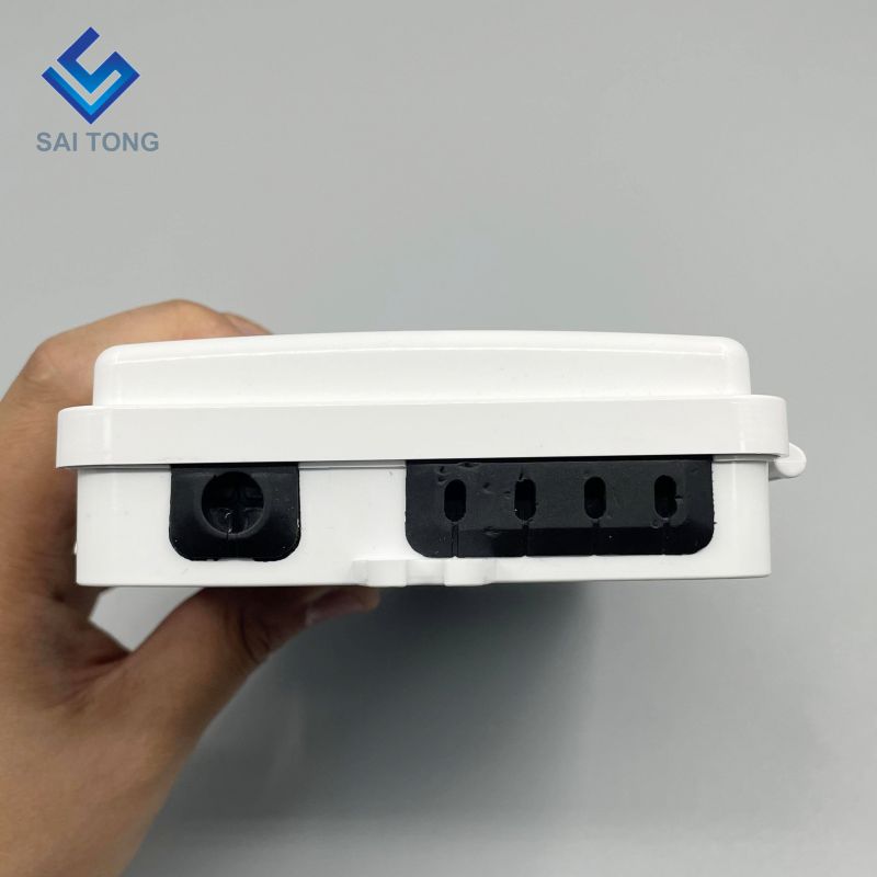 IP65 อุปทาน 1 ทางเข้า 4 เต้าเสียบ ST-F311 FTTH มินิ 6 แกนกรอบการกระจายใยแก้วนำแสงสิ้นสุดกล่อง FDB กลางแจ้ง