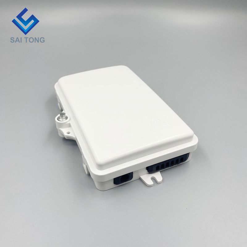 Saitong 1/6 พอร์ต FTTH FTTX 6 แกนไฟเบอร์ออปติกกล่องกระจาย PLC รองรับกล่อง ABS กล่องออปติก