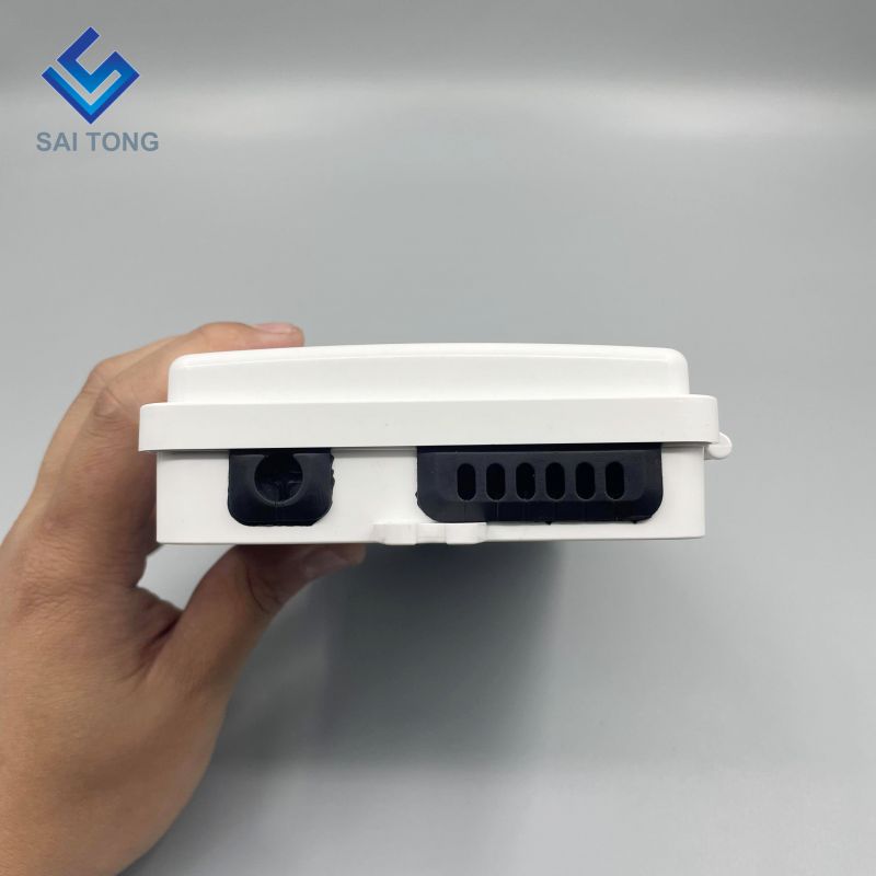 Saitong 1/6 พอร์ต FTTH FTTX 6 แกนไฟเบอร์ออปติกกล่องกระจาย PLC รองรับกล่อง ABS กล่องออปติก