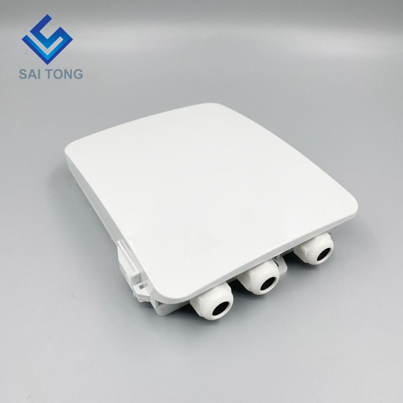 Cixi Saitong FTTH 8 Core กล่องเทอร์มินัลใยแก้วนำแสงในร่ม 8 พอร์ตไฟเบอร์กล่องติดผนัง 1 เข้า / ออก 3 FDB ผลิตภัณฑ์ใหม่