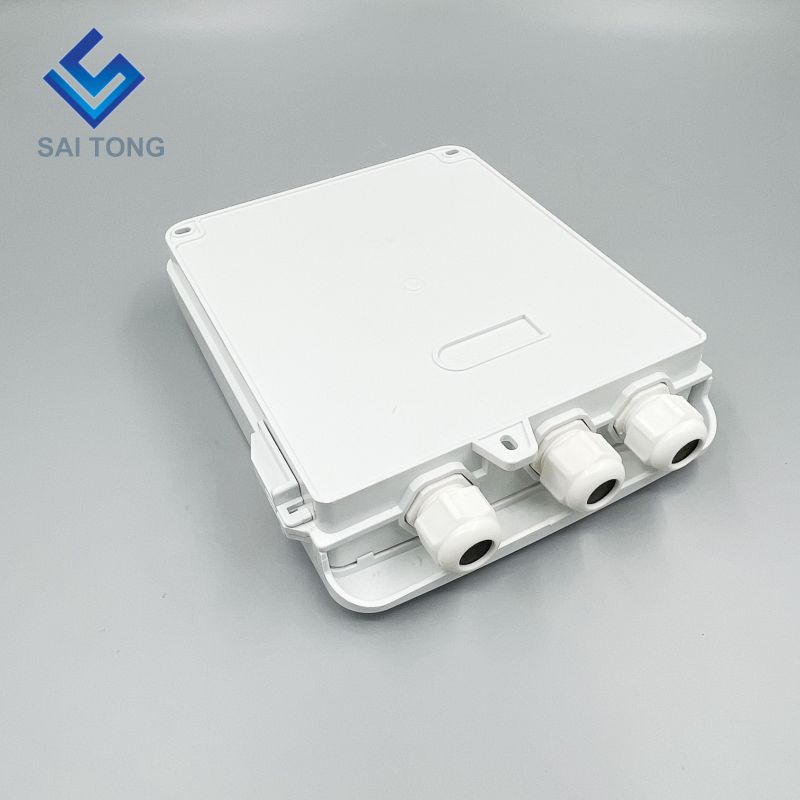 Cixi Saitong FTTH 8 Core กล่องเทอร์มินัลใยแก้วนำแสงในร่ม 8 พอร์ตไฟเบอร์กล่องติดผนัง 1 เข้า / ออก 3 FDB ผลิตภัณฑ์ใหม่