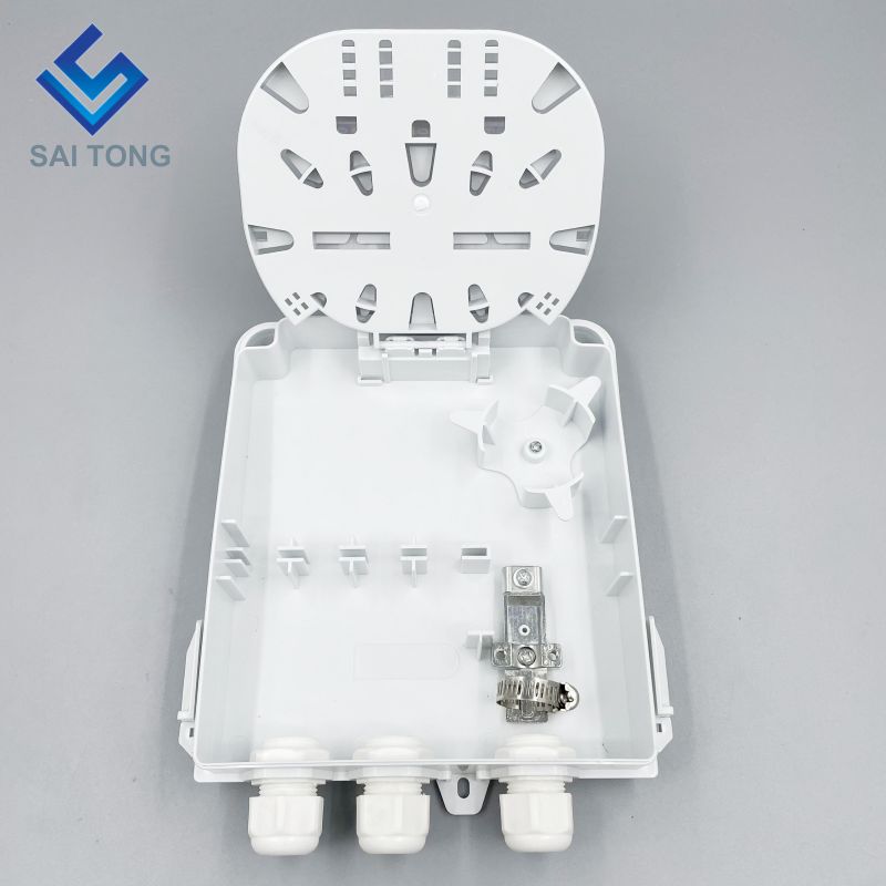 Cixi Saitong FTTH 8 Core กล่องเทอร์มินัลใยแก้วนำแสงในร่ม 8 พอร์ตไฟเบอร์กล่องติดผนัง 1 เข้า / ออก 3 FDB ผลิตภัณฑ์ใหม่