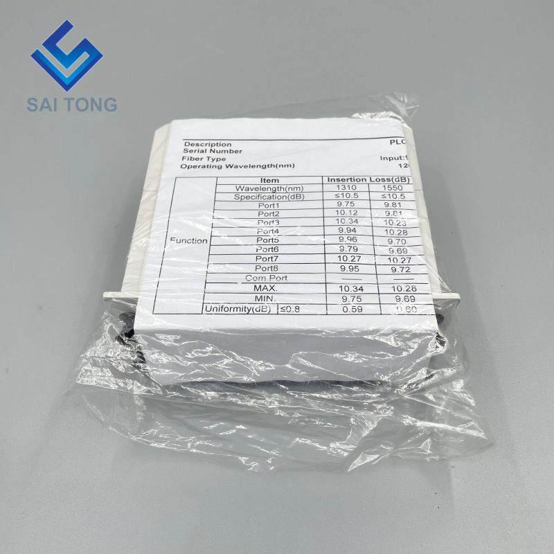 ออปติคอล SC / APC 1x16 LC LGX กล่องประเภท 1:16 โมดูลคาสเซ็ตแยก PLC ไฟเบอร์ออปติก