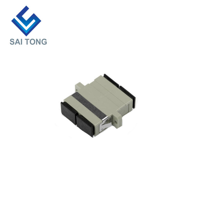 SC-SC APC MM Duplex Fiber Optic Connector ราคาถูก SC/UPC Fiber Adapter สำหรับการทดสอบไฟเบอร์