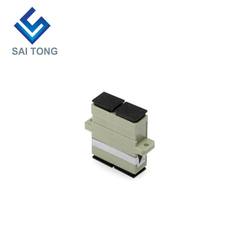 SC-SC APC MM Duplex Fiber Optic Connector ราคาถูก SC/UPC Fiber Adapter สำหรับการทดสอบไฟเบอร์