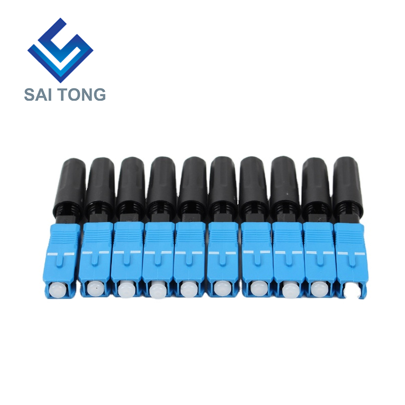 สายทองซัพพลาย อุปกรณ์สื่อสาร quick connector sc/upc ftth Fiber Optic Fast Connector