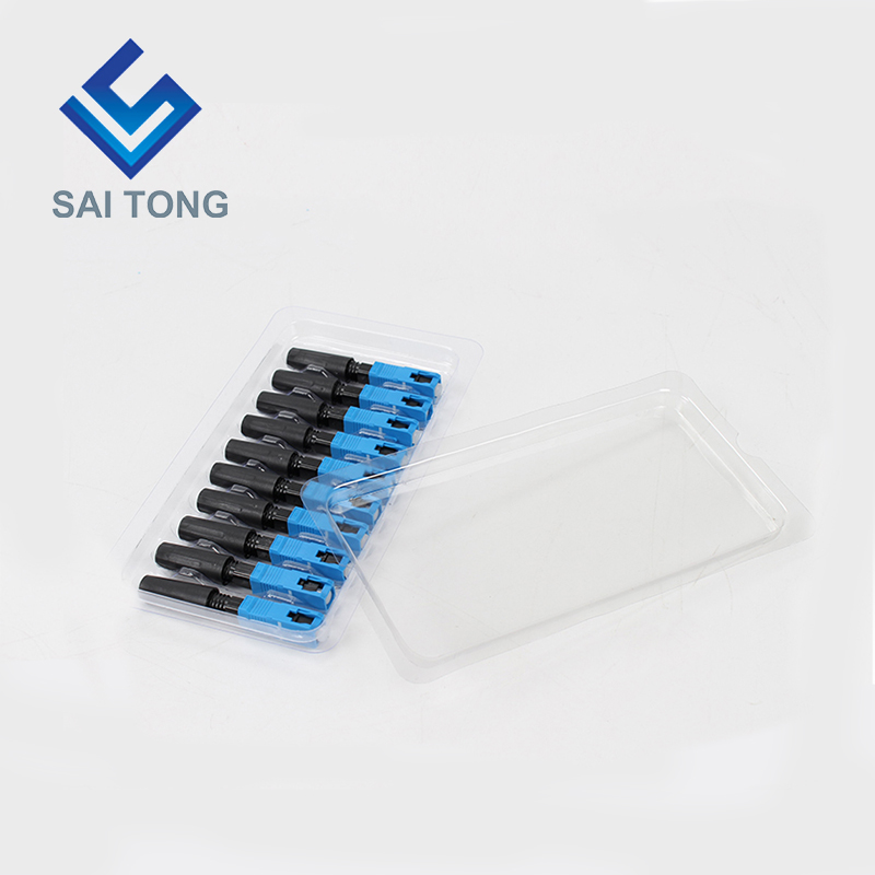 สายทองซัพพลาย อุปกรณ์สื่อสาร quick connector sc/upc ftth Fiber Optic Fast Connector