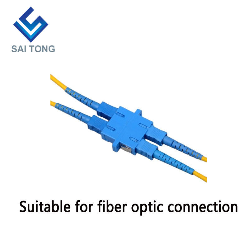 2022 SC-SC PC UPC SM Duplex Fiber Optic Connector ราคาถูก SC/UPC Fiber Adapter สำหรับการทดสอบไฟเบอร์