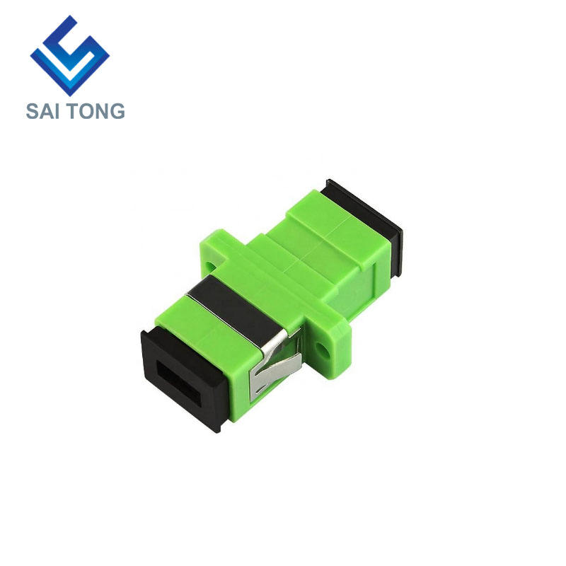 SC-SC APC SM Simplex Fiber Optic Connector ราคาถูก SC/APC Fiber Adapter สำหรับการทดสอบไฟเบอร์