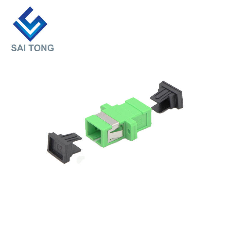 SC-SC APC SM Simplex Fiber Optic Connector ราคาถูก SC/APC Fiber Adapter สำหรับการทดสอบไฟเบอร์