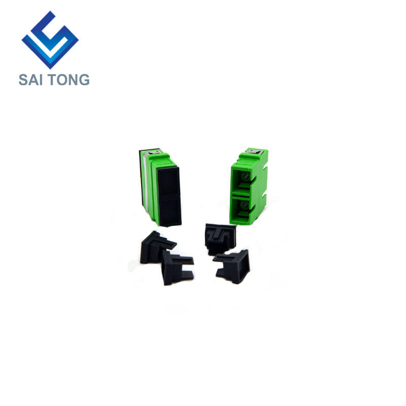 ราคาถูก SC-SC APC SM Duplex Fiber Optic Connectors SC/UPC Fiber Adapter สำหรับการทดสอบไฟเบอร์