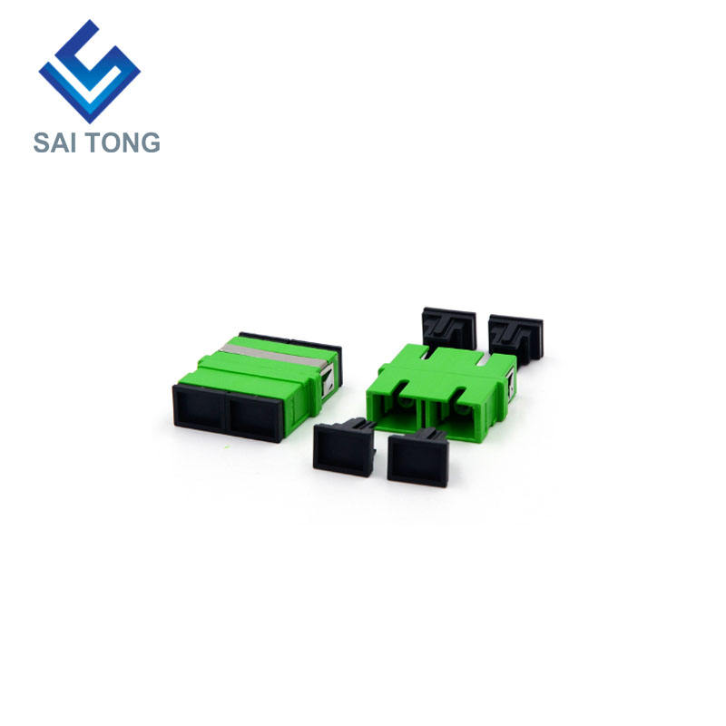 ราคาถูก SC-SC APC SM Duplex Fiber Optic Connectors SC/UPC Fiber Adapter สำหรับการทดสอบไฟเบอร์