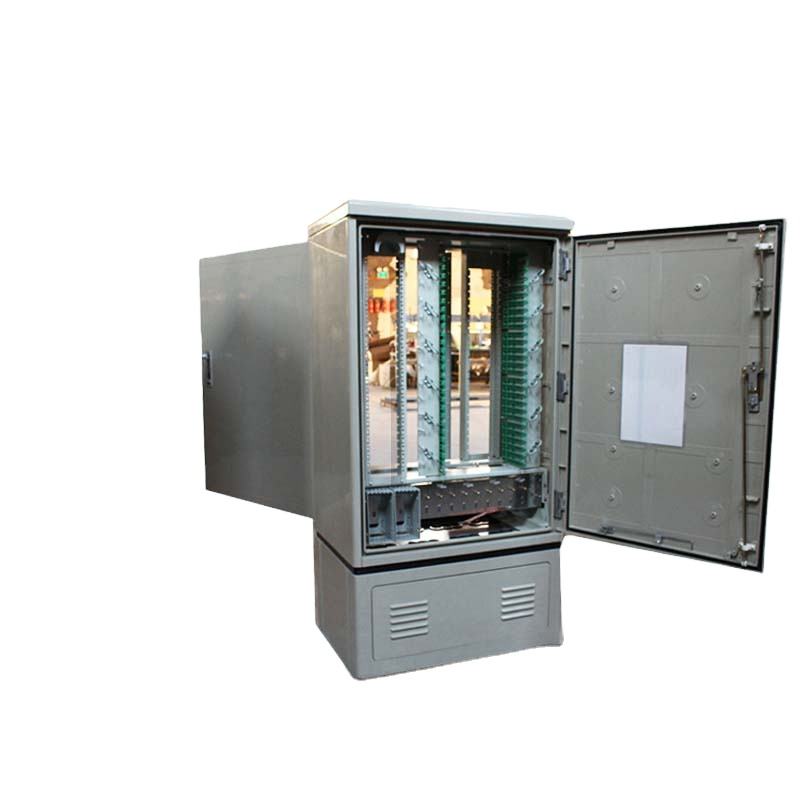 2021 SaiTong FTTH 576 Core Fiber Distribution Hub Cabinet Outdoor SMC Material Waterproof Outdoor 576 Fiber Cabinets ODF ODB