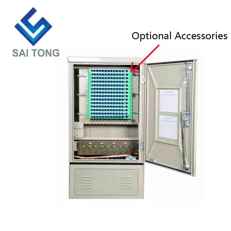 SaiTong FTTH 144 แกนใยแก้วนำแสง smc กลางแจ้งกันน้ำ IP55 สายเคเบิลตู้ไฟเบอร์ smc รองรับมาตรฐานหรือกำหนดเอง