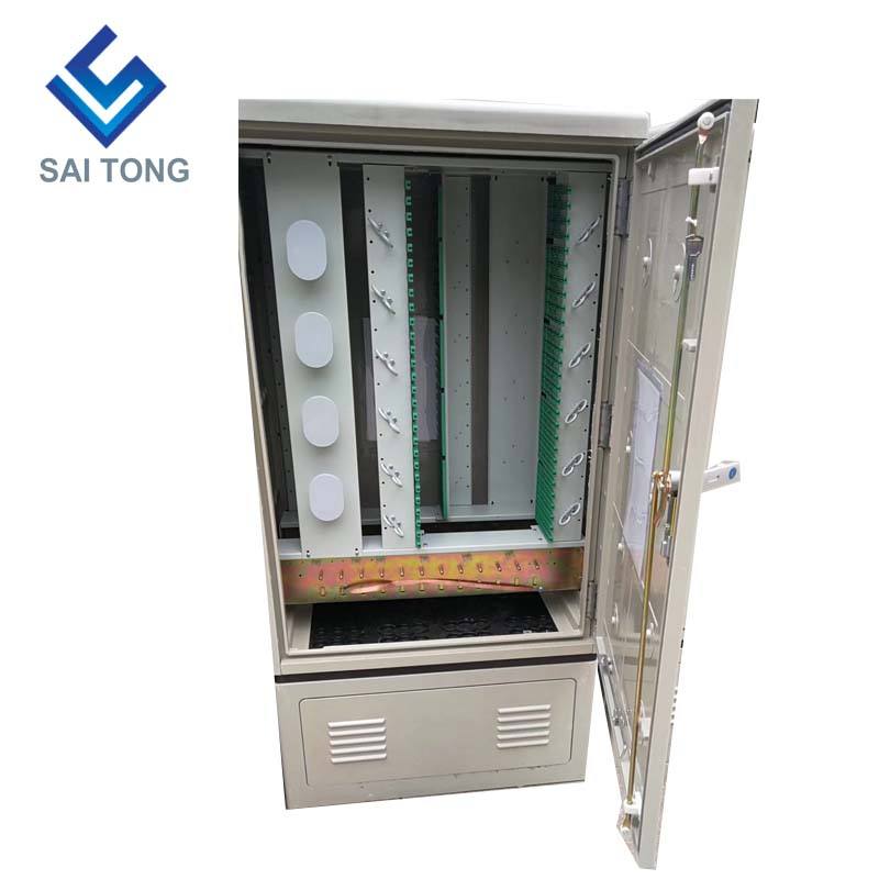 Saitong FTTH 288 core ตู้ไฟเบอร์ออปติก SMC ตู้กระจายไฟเบอร์ออปติก ตู้เชื่อมต่อไฟเบอร์ ตู้กระจายไฟเบอร์ ftth