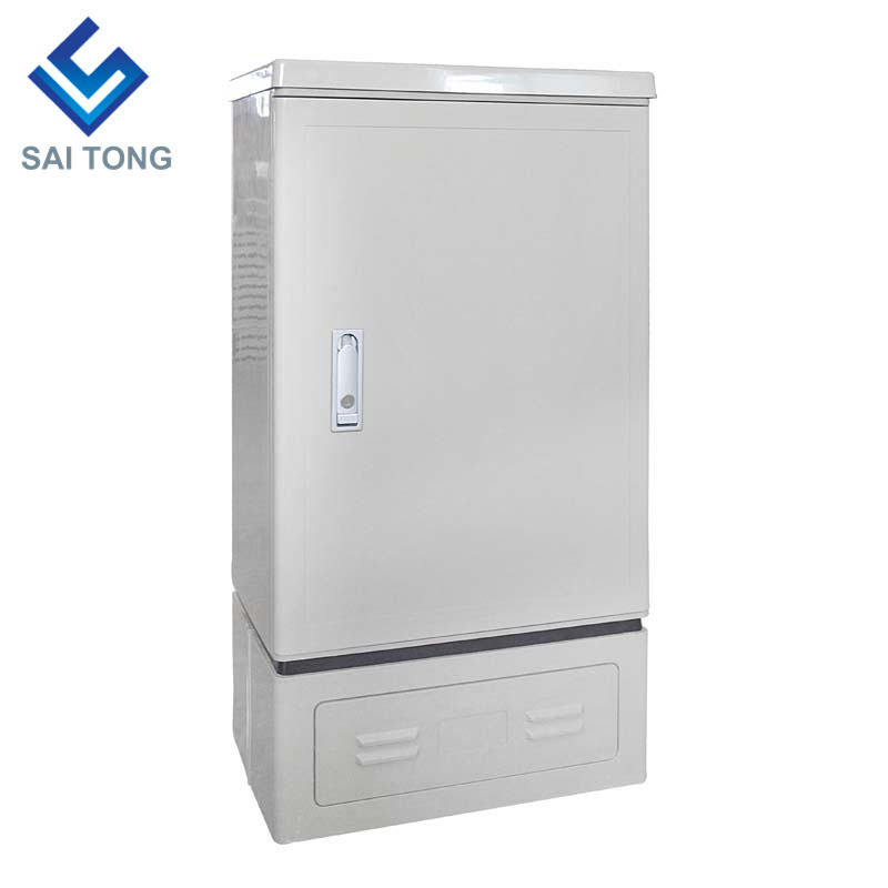 ขายร้อน SaiTong FTTH 288 Core Fiber Distribution Hub Cabinet Outdoor SMC Material Waterproof Outdoor 288 Fiber Cabinets ODF ODB