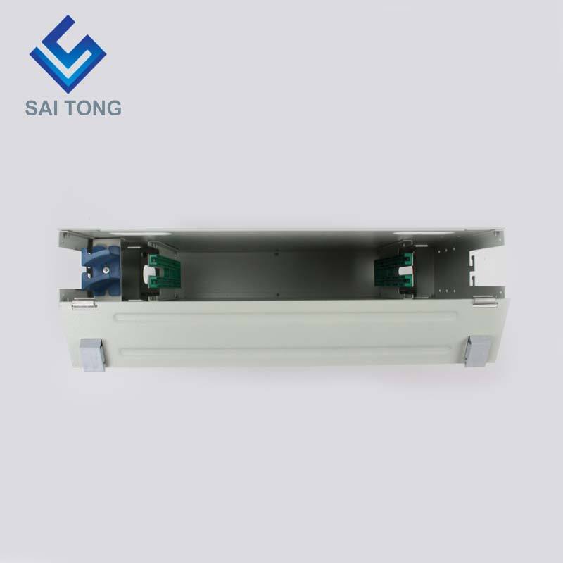 SaiTong FTTH 19 นิ้ว Rack Mounting 24 Port Cabinet SC/FC ODF 2 U 24 core Optical Fiber Distribution Frame Optional Full Load